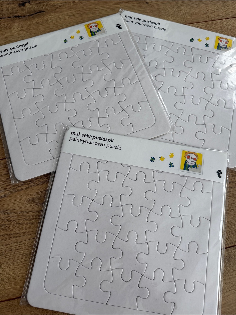 Lot of 3 NWT Paint-Your-Own Puzzles